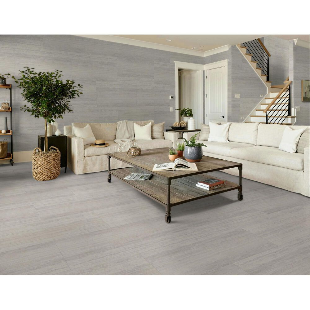 Shaw Natural Strata Grey 24&quot; x 48&quot; Porcelain Tile, , large
