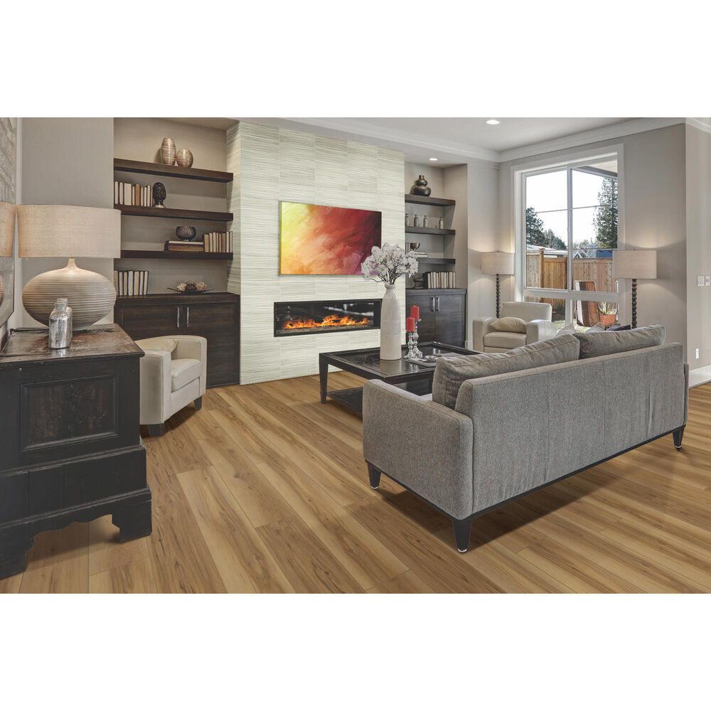 Happy Feet International Dynamic Fit Natural Hickory 9" x 60" Luxury Vinyl Plank, , large
