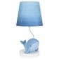 Lambs & Ivy Bubbles and Squirt Hand Painted Whale Lamp in Blue, , large