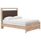 Ashley Kinlanni Queen Upholstered Panel Bed in Tan, , large