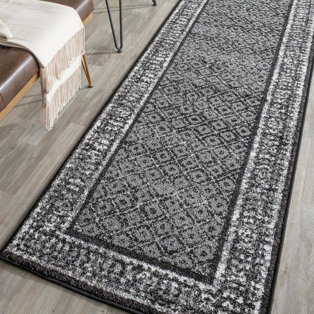 Safavieh Adirondack ADR110A-28 2"6" x 8" Black/Silver Runner, , large