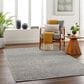 Surya Reika Off-White, Charcoal and Beige 12" x 15" Indoor/Outdoor Area Rug, , large