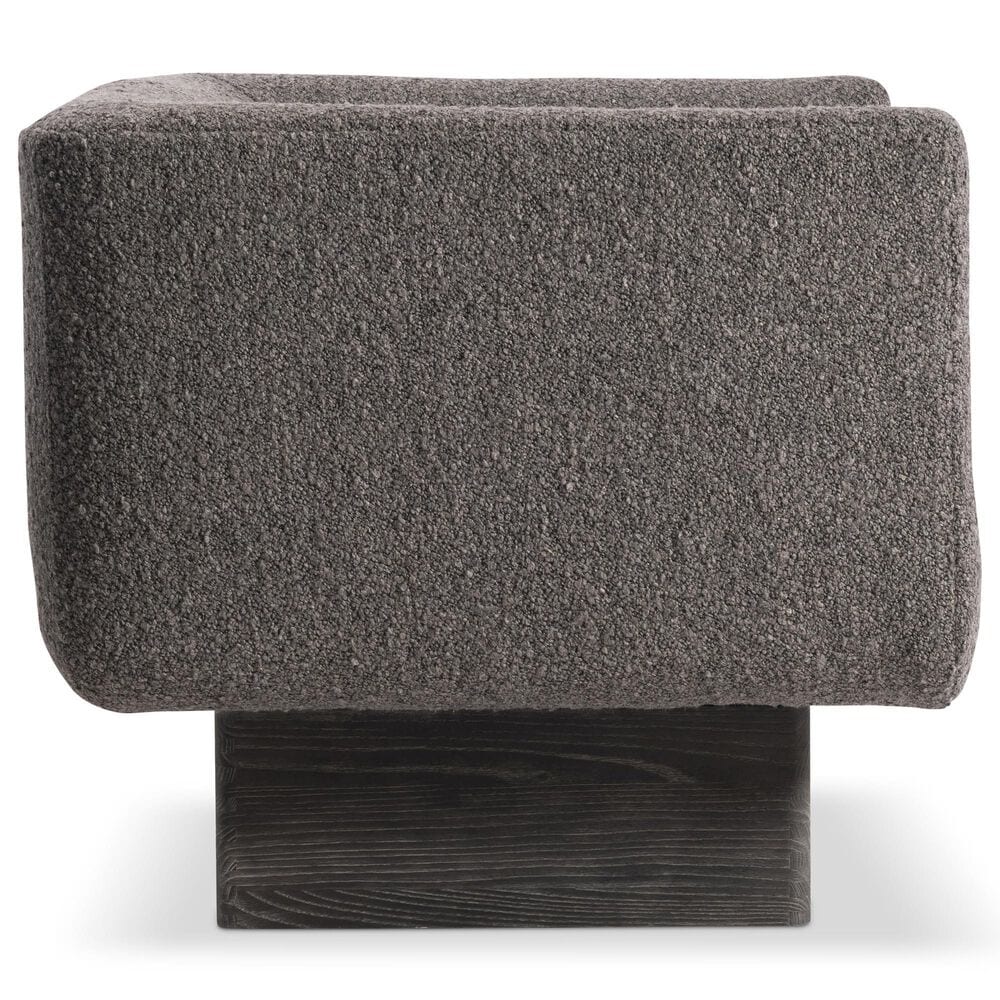 Bernhardt Marni Swivel Chair in Charcoal, , large