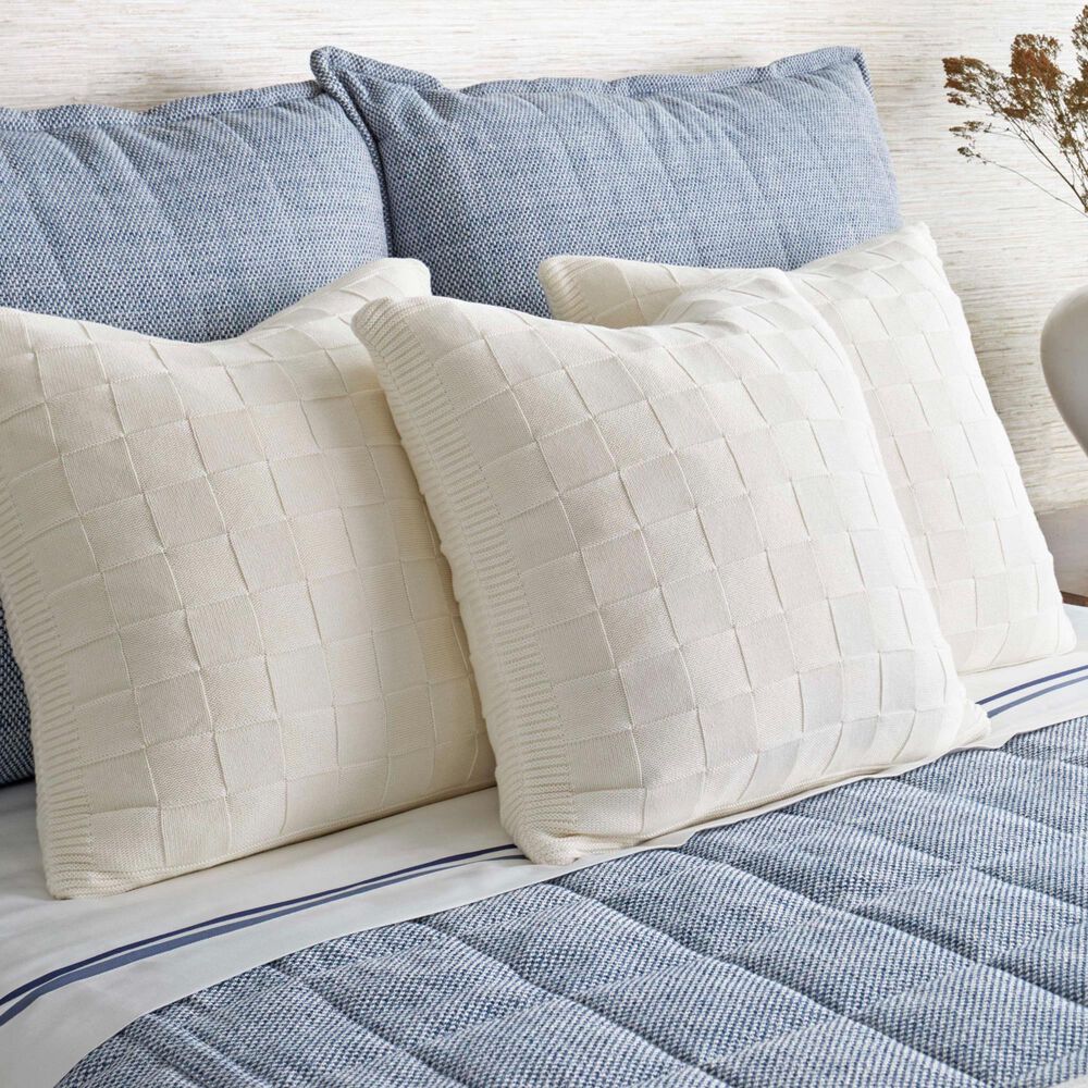 Ann Gish Cesta 20&quot; x 20&quot; Throw Pillow in White, , large