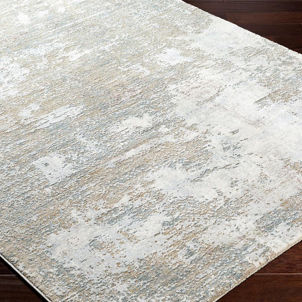 Surya Brunswick 5&#39; x 7&#39;5&quot; Cream, Tan, Blue, Taupe, Dusty Pink and Seafoam Area Rug, , large