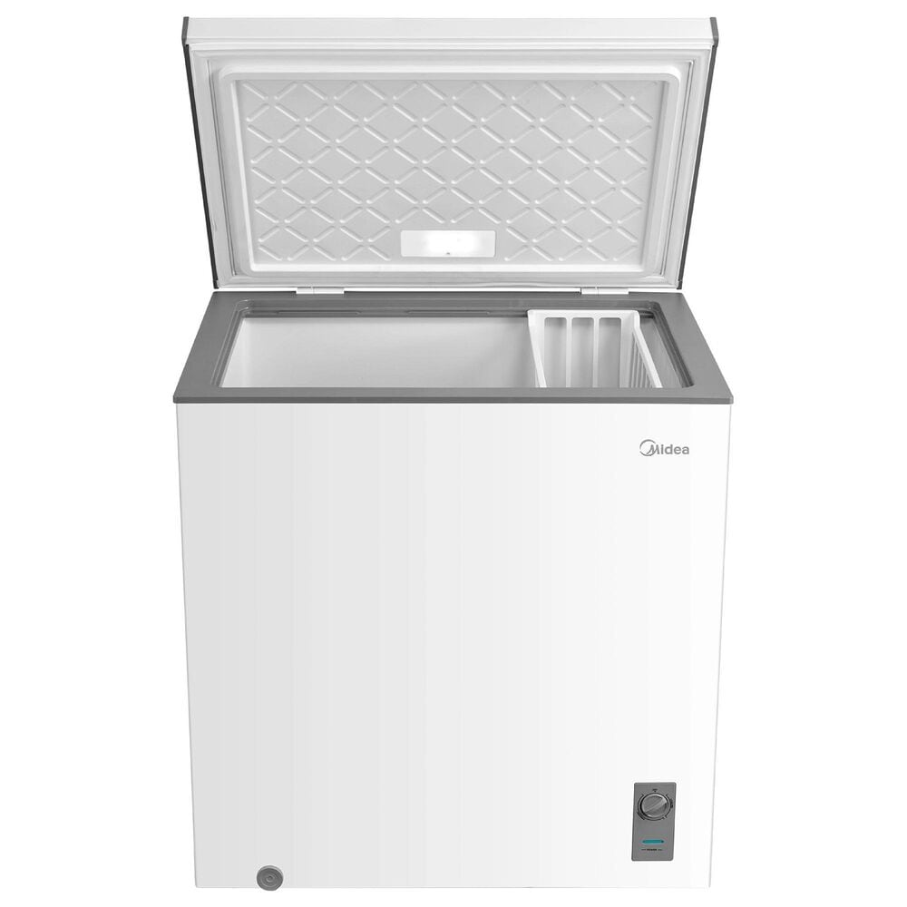 Midea 7 Cu. Ft. Garage-Ready Convertible Chest Freezer in White, , large