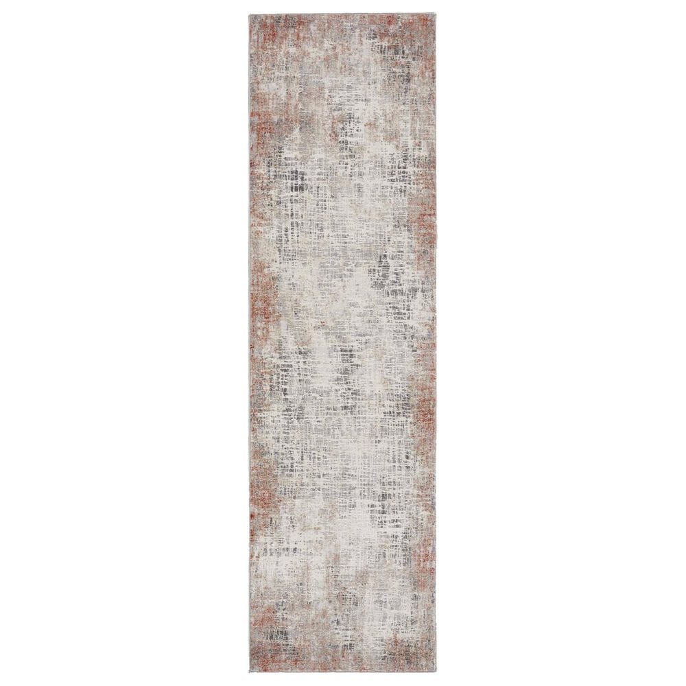 Nourison Infinity 2"2" x 7"6" Rust and Multicolor Runner, , large
