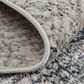 Feizy Micah 39LTF 13" x 20" Ivory and Silver Area Rug, , large