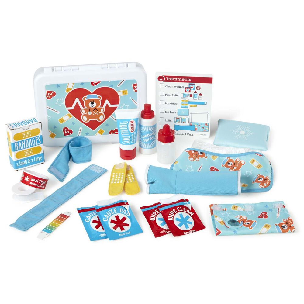 Melissa & Doug Get Well First Aid Kit Play Set, , large