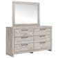 Ashley Broachmyn 4 Piece Full Bedroom Set in Light Gray, , large