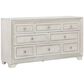 Chapel Hill Camila 3-Piece Queen Bedroom Set in White and Silver, , large
