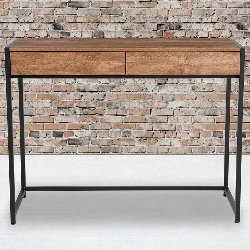 Flash Furniture Cumberland Desk in Brown, , large