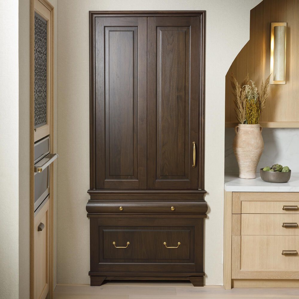 Monogram 20.1 Cu. Ft. Built-In Bottom Freezer Refrigerator with Left Hinge in Panel Ready, , large