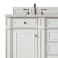 James Martin Vanities Bristol 60" Double Bathroom Vanity in Bright White with 3 cm Eternal Jasmine Pearl Silestone Top, Rectangular Sinks and FreePower Wireless Charger, , large