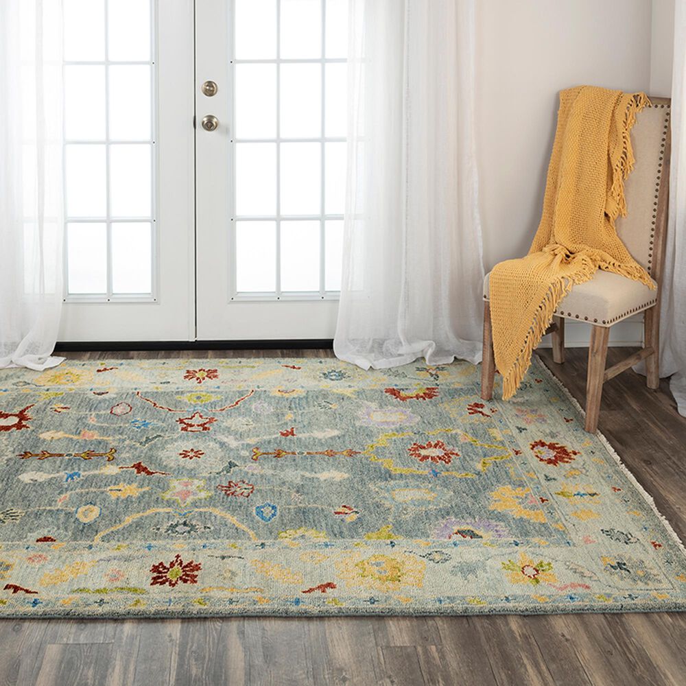 RIZZY Envision Scrolls Bulbs 10&#39; x 14&#39; Gray and Beige Area Rug, , large