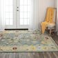 RIZZY Envision Scrolls Bulbs 10" x 14" Gray and Beige Area Rug, , large