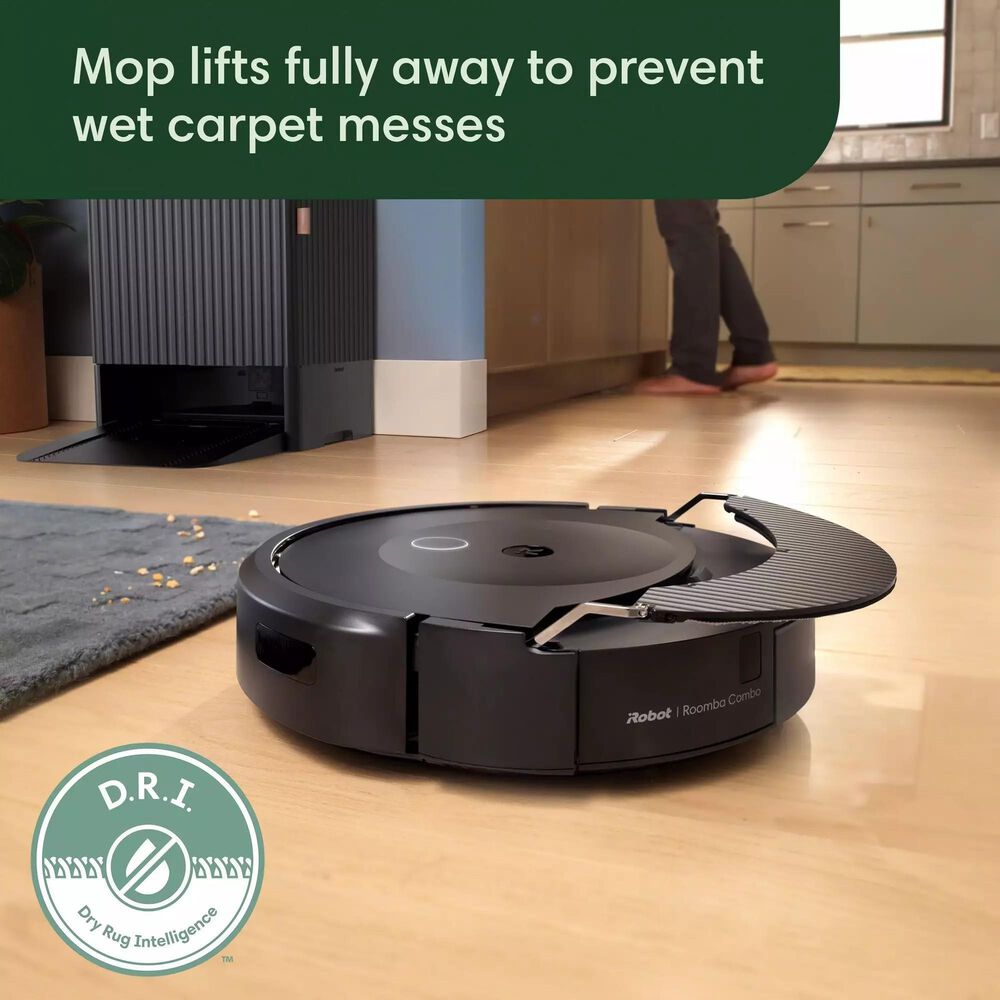 iRobot Roomba Combo 10 Max Robot with AutoWash Dock in Black, , large