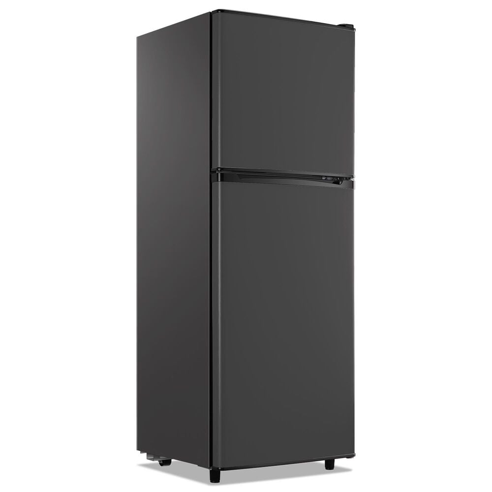 HOMLUX 5 Cu. Ft. Mini Upright Refrigerator with 1.8 Cu. Ft. Top Freezer in Gray, , large
