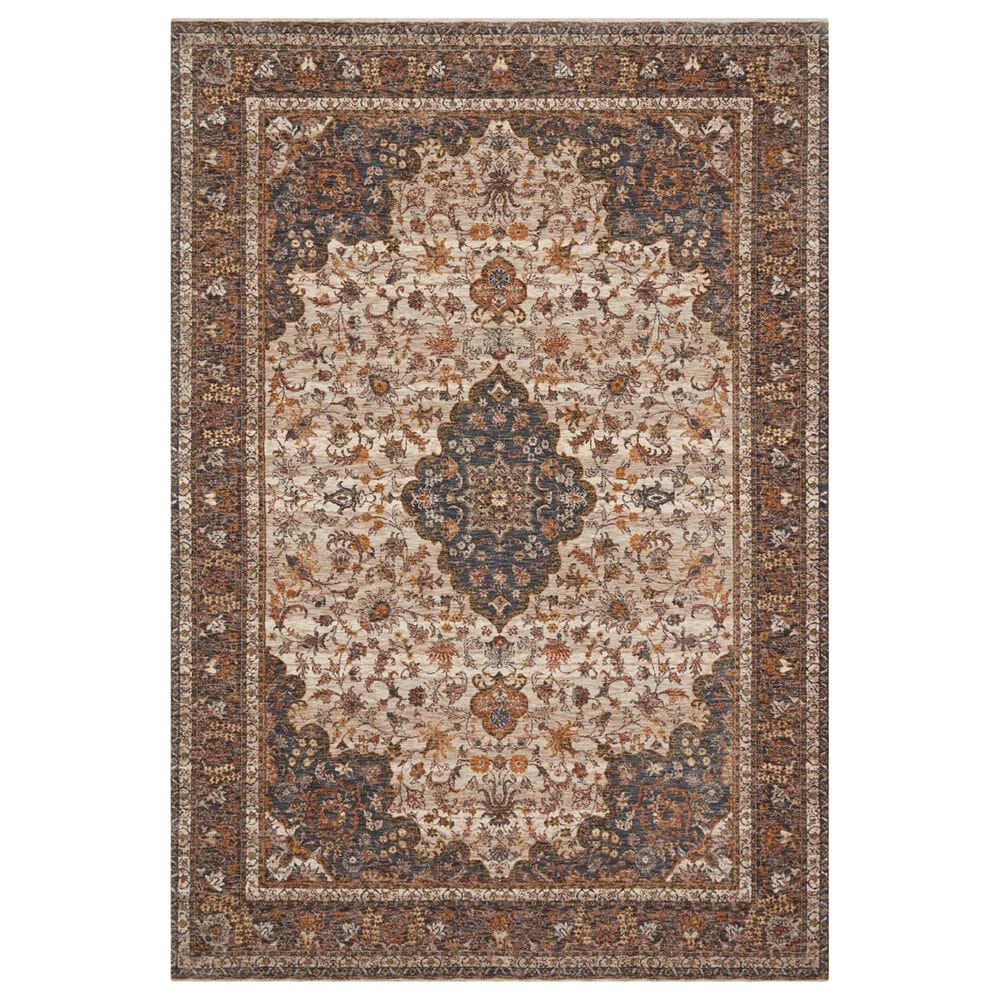 Loloi Lourdes LOU-01 2"3" x 3"10" Natural and Ocean Area Rug, , large