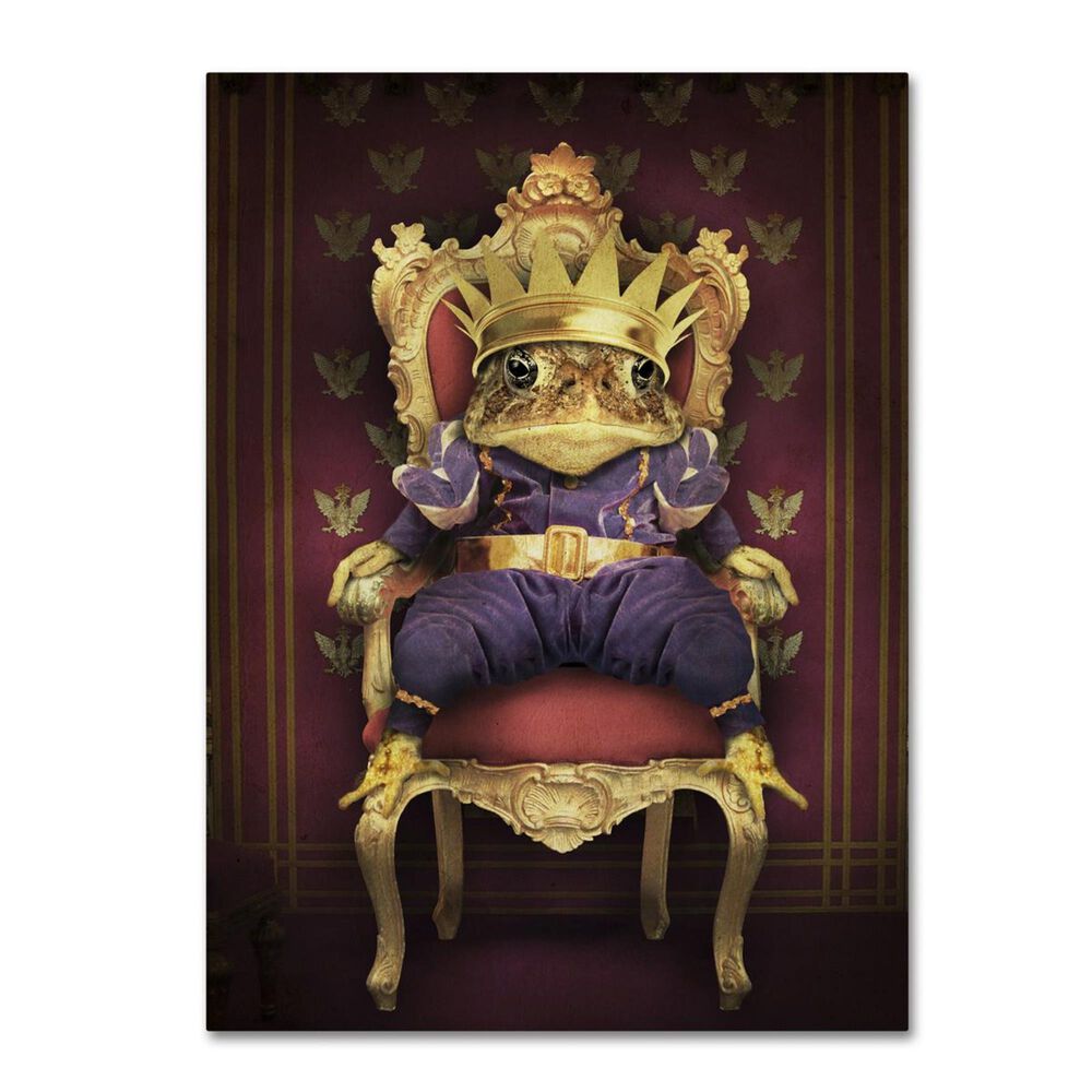 Timberlake J Hovenstine Studios "The Frog Prince" Canvas Art 14x19, , large
