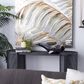 Maple and Jade 7" x 24" Whale Sculpture in Distressed Black, , large