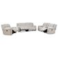 Simeon Collection Buster 3-Piece Manual Living Room Set in Opal Taupe, , large
