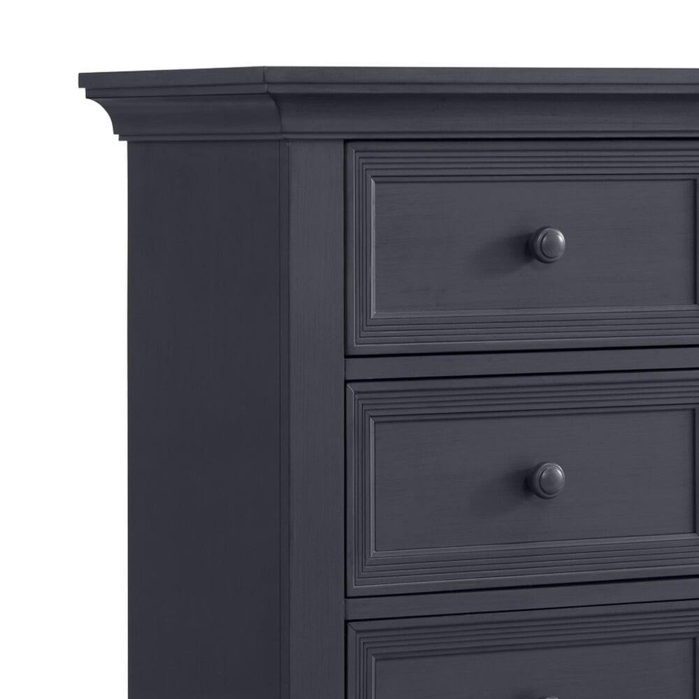 Oxford Baby Weston 2-Piece Crib and Chifferobe Nursery Set in Midnight Slate, , large