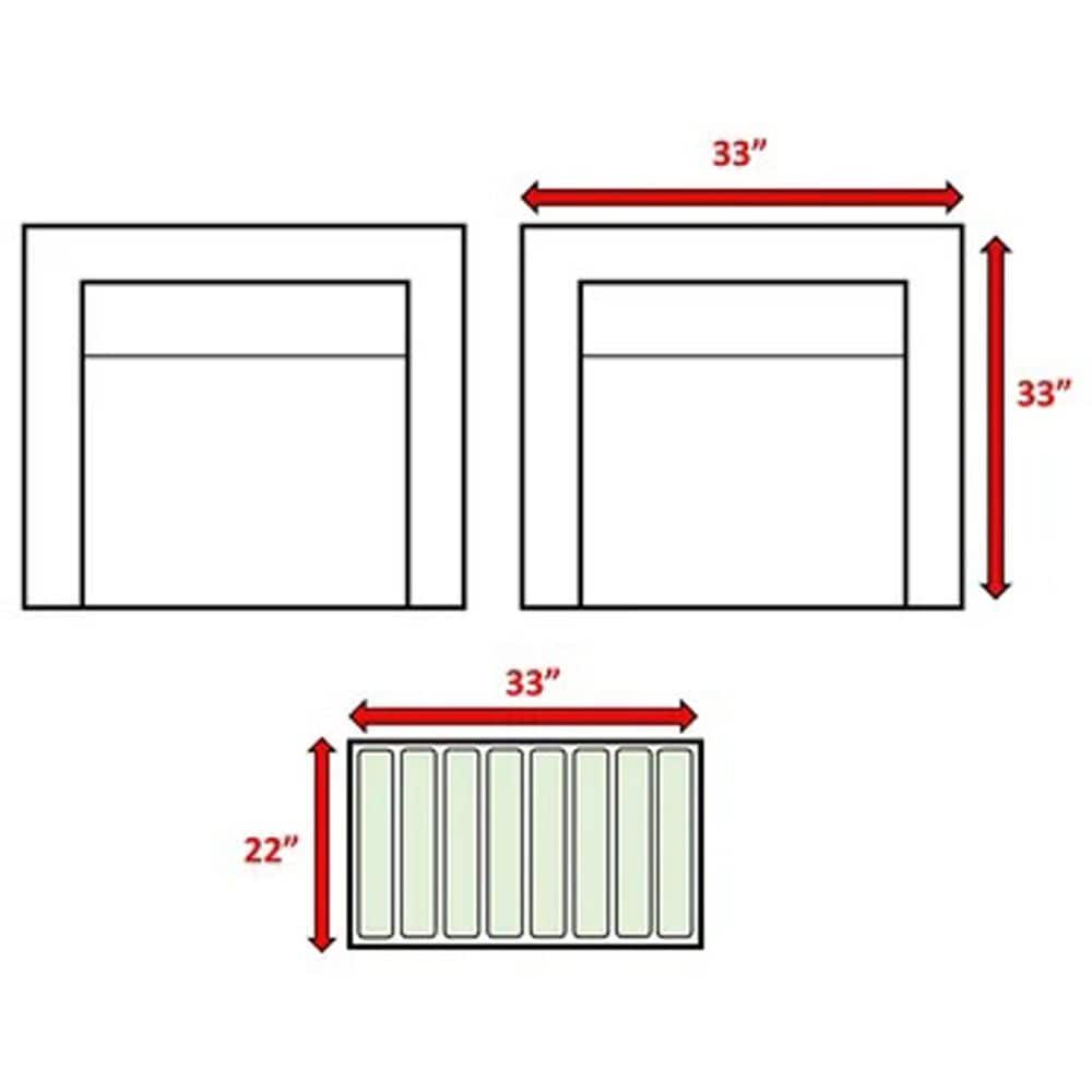 Hearth and Haven 3-piece Outdoor Wicker Conversation with Slat-Top Side Table Set in Grey, , large