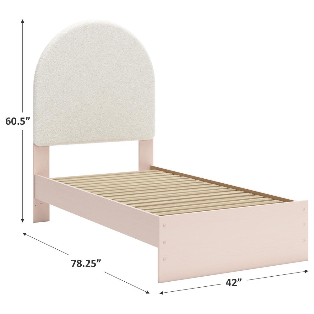 Ashley Wistenpine Twin Upholstered Panel Bed, , large