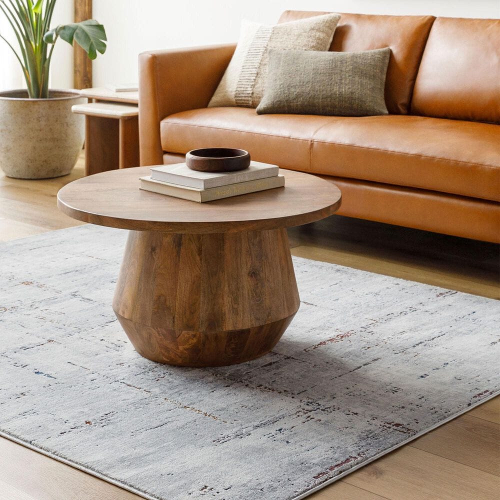 Surya Aisha 2&#39;7&quot; x 4&#39;11&quot; Charcoal, Gray, Dark Blue, Off-White, Burgandy and Burnt Orange Area Rug, , large