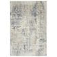 Nourison Rustic Textures RUS05 7"10" x 10"6" Beige and Grey Area Rug, , large