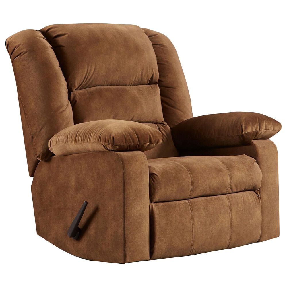 Northwestern Cody Manual Rocker Recliner in Tobacco, , large