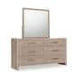 Urban Home Gardenia Dresser and Mirror in Chai, , large