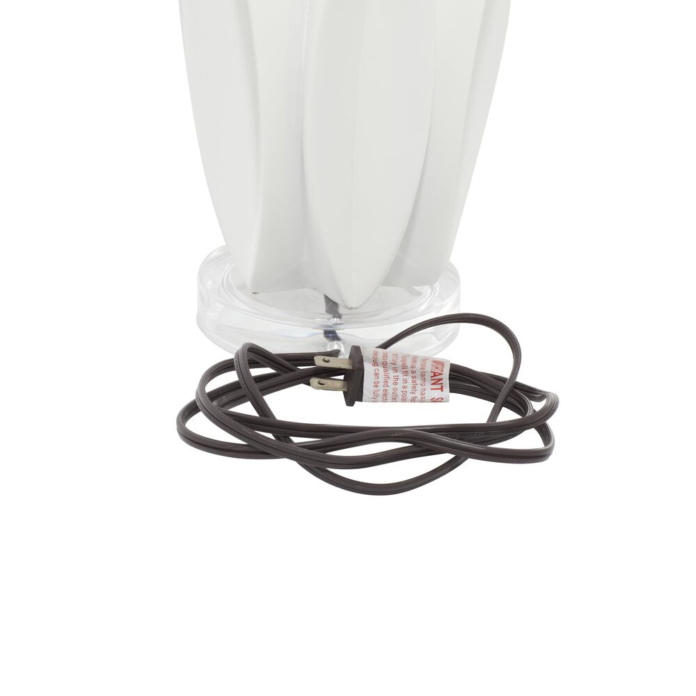 Maple and Jade 7&quot; x 28&quot; Table Lamp in White &#40;Set of 2&#41;, , large