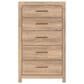 Ashley Kinlanni 5-Drawer Chest in Tan, , large