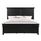 Davis International Queen Panel Bed in Lightly Distressed Black, , large