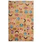 Karastan Prismatic 5" x 8" Blue, Green, Orange and Tan Kids Area Rug, , large