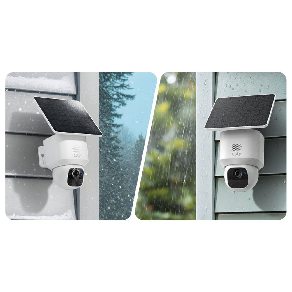 eufy E30 Outdoor SoloCam Security Camera with Solar Panel in White, , large