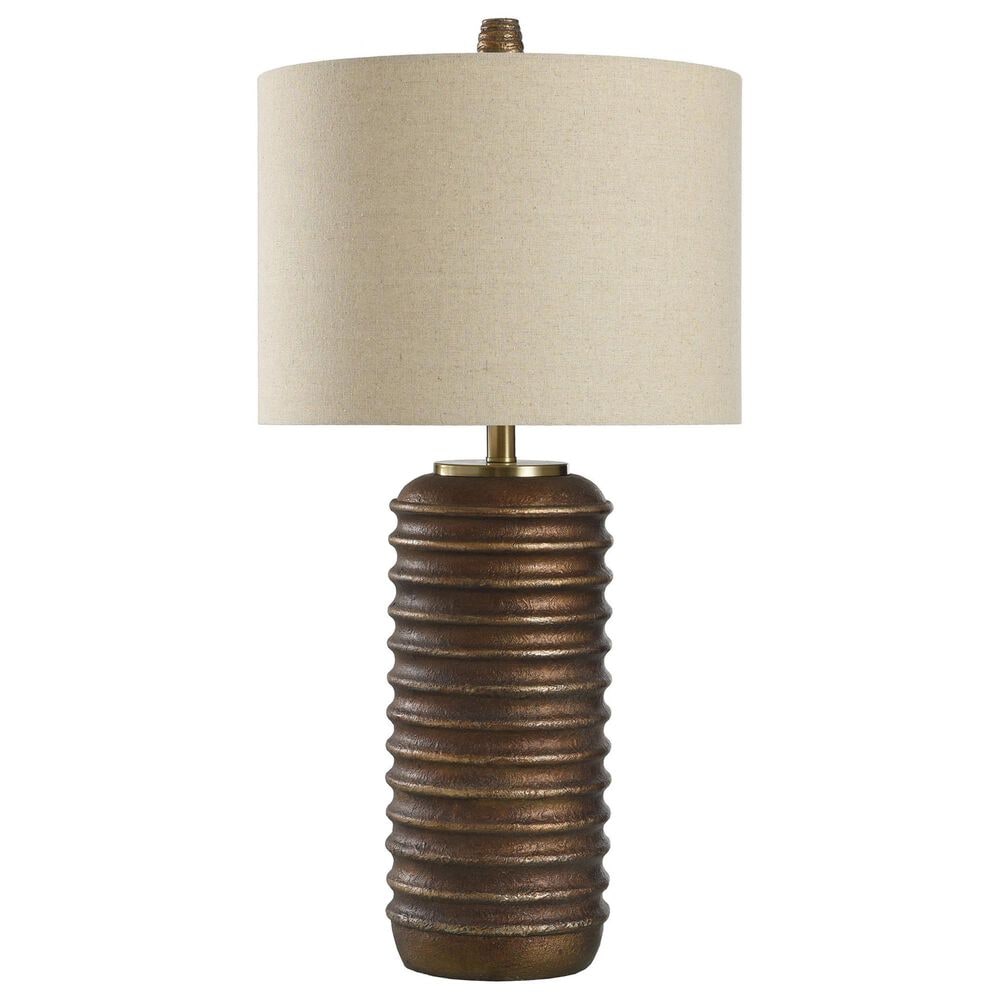 Flair Industries Table Lamp in Bronze Oak, , large