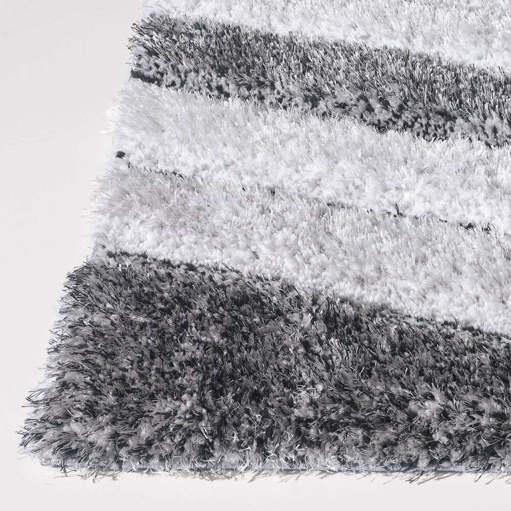 Central Oriental Chicago Kesden 5&#39; x 7&#39;6&quot; Grey and White Area Rug, , large