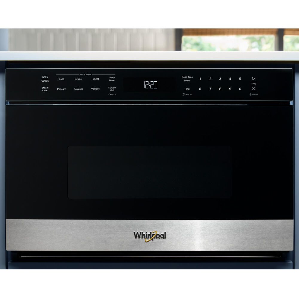 Whirlpool 1.3 Cu. Ft. Built In Microwave in Stainless Steel, , large