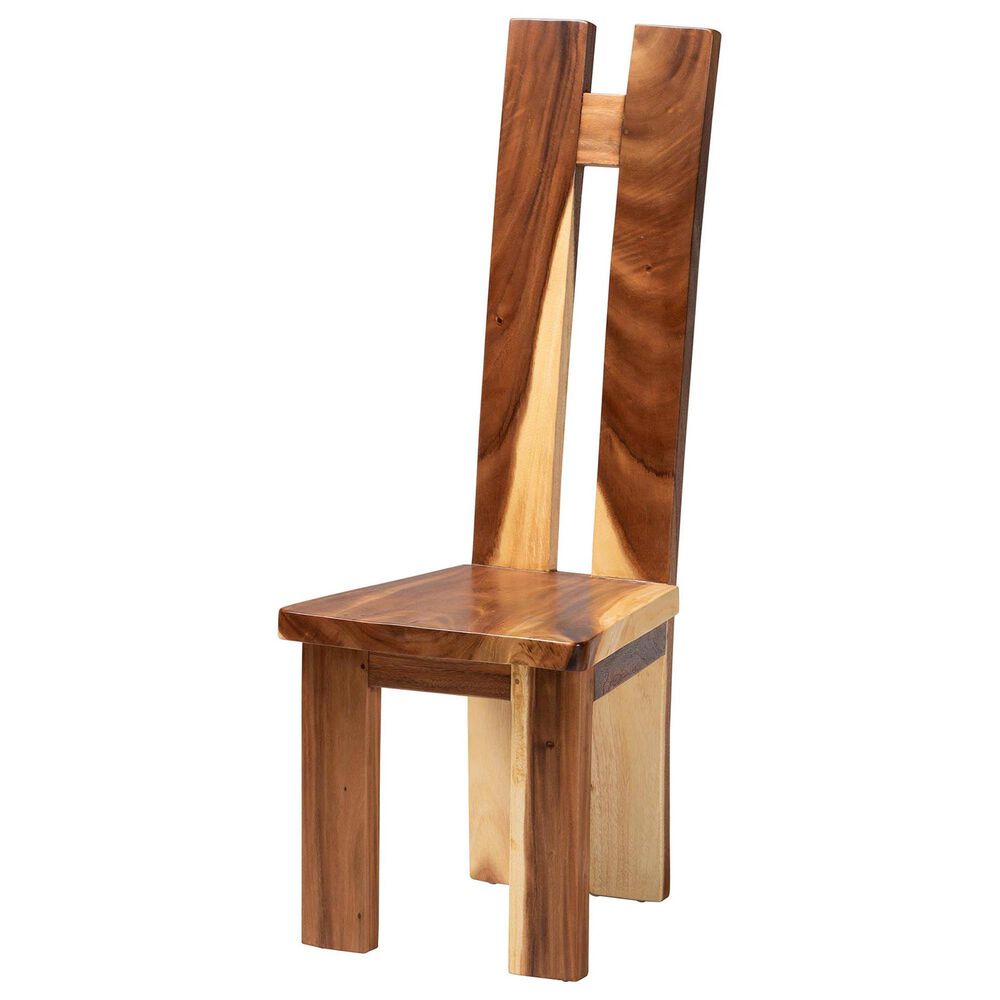 Baxton Studio Lin Side Chair Set of 2 in Natural, , large