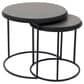 Moe"s Home Collection Roost Nesting Tables in Black (Set of 2), , large