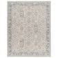 Surya Dresden DRE-2325 Medium Gray, Gray, White, Light Slate, Mustard and Rust 6"7" x 9"6" Area Rug, , large