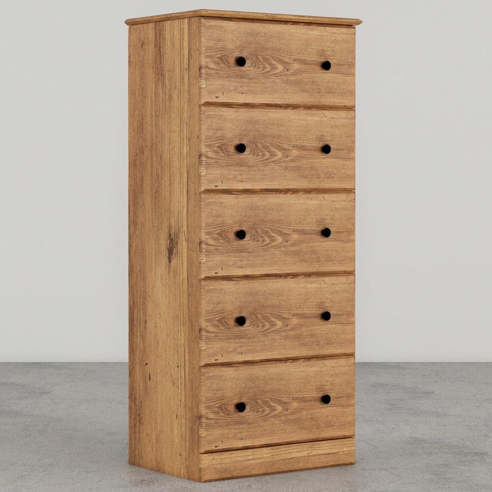 Lemoore Essentials 23" 5-Drawer Chest in Saratoga Pine, , large