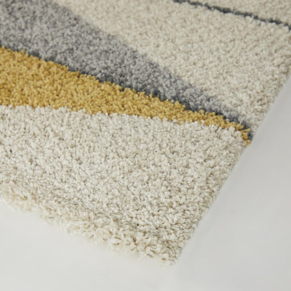 Balta Rugs Stella Levine Yellow 5'3" x 7' Area Rug, , large