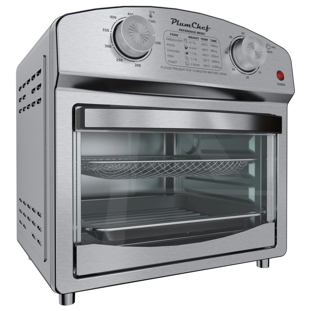 HOMLUX 12.5 Qt 7-In-1 Convection Toaster Oven in Silver, , large