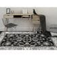 Amer Rugs Alexandria 4" x 6" Black and Ivory Area Rug, , large