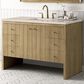 James Martin Vanities Hudson 48" Single Bathroom Vanity in Light Natural Oak with 3 cm Eternal Marfil Quartz Top and Rectangular Sink, , large