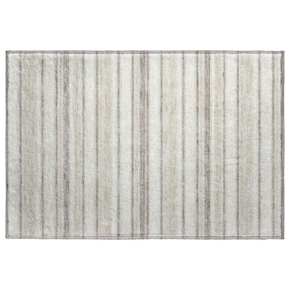 Dalyn Rug Company Soft Essentials Striped Linen 2"6" x 3"10" Indoor/Outdoor Area Rug, , large